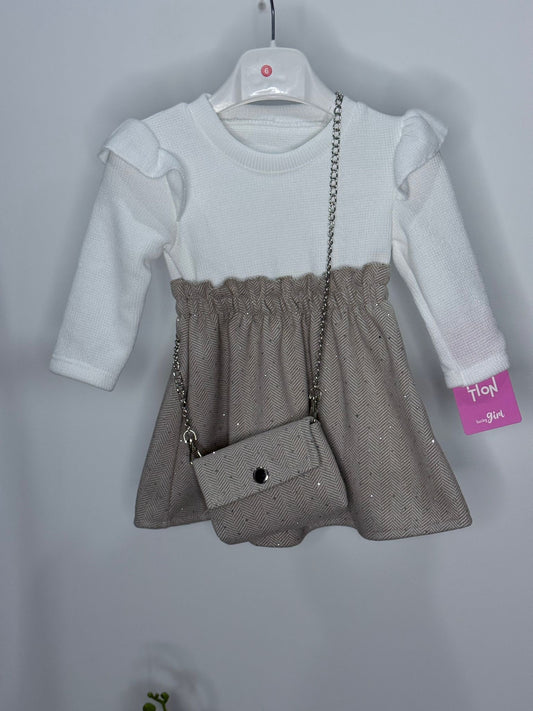 Abito bimba con borsetta