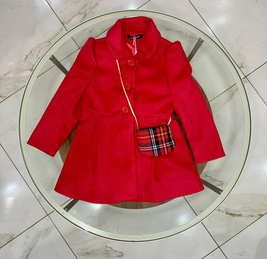 Cappotto con borsetta