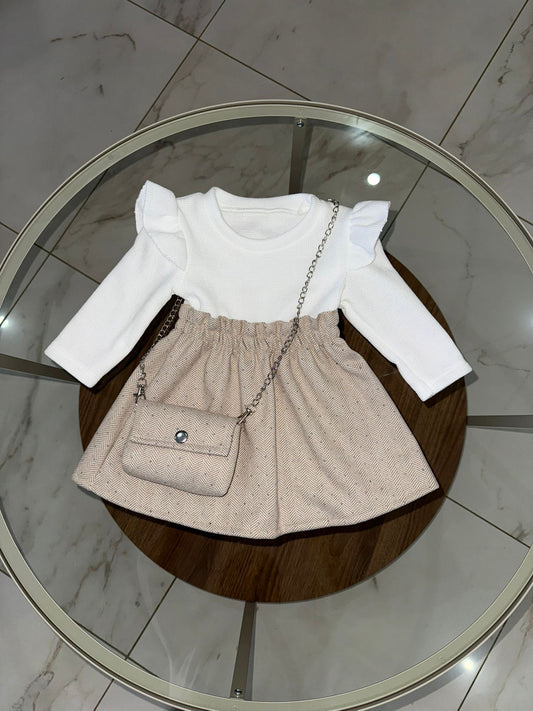 Abito bimba con borsetta