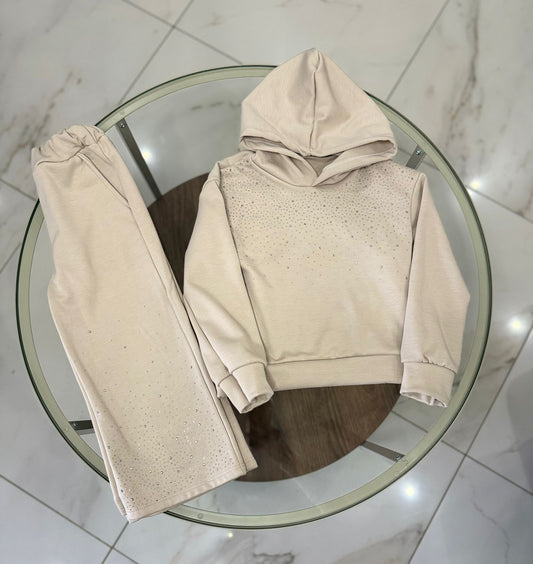 Tuta con brillantini