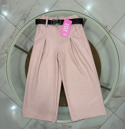 Pantalone con brillantini