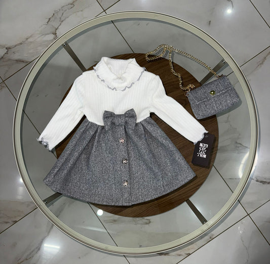 Abito bimba set con borsetta